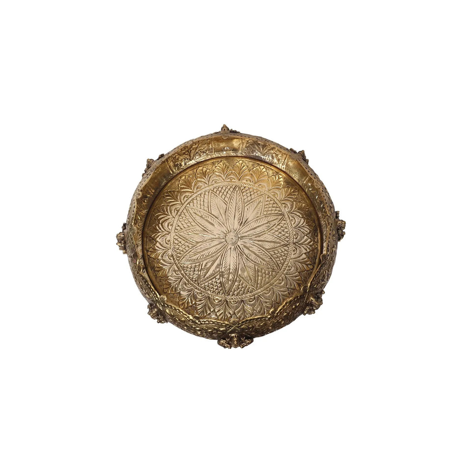 Brass Ashtalakshmi Urli