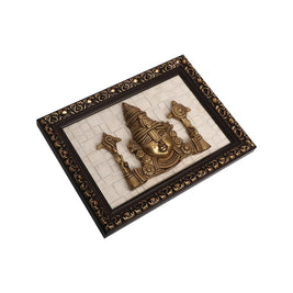 Brass Balaji Face Wall Decor