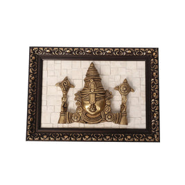 Brass Balaji Face Wall Decor
