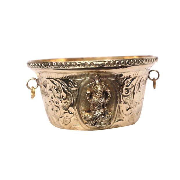 Brass Balaji With Lakshmi Bowl