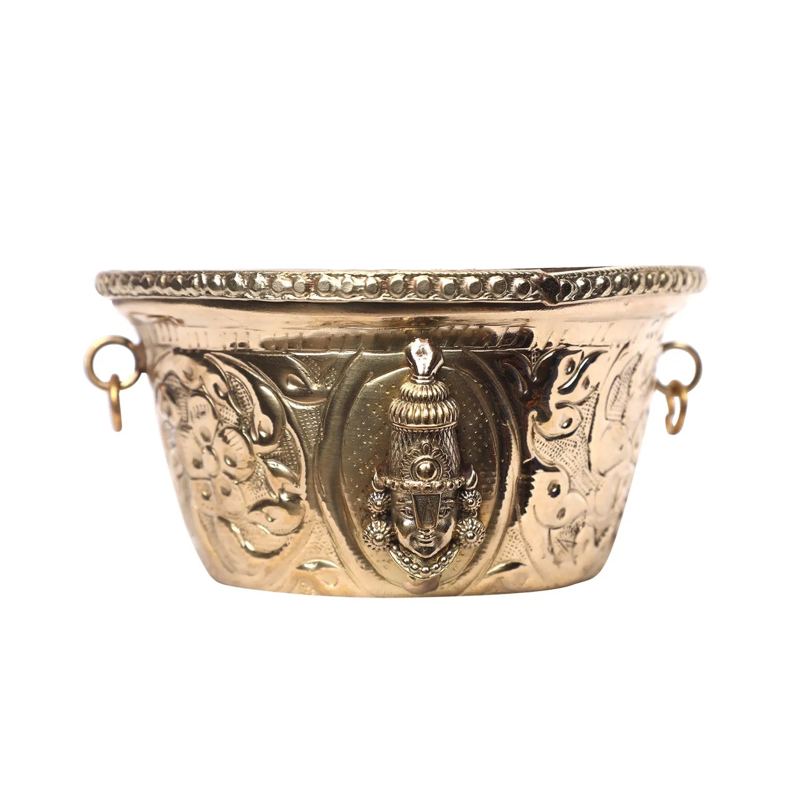 Brass Balaji With Lakshmi Bowl