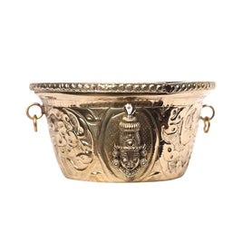 Brass Balaji With Lakshmi Bowl