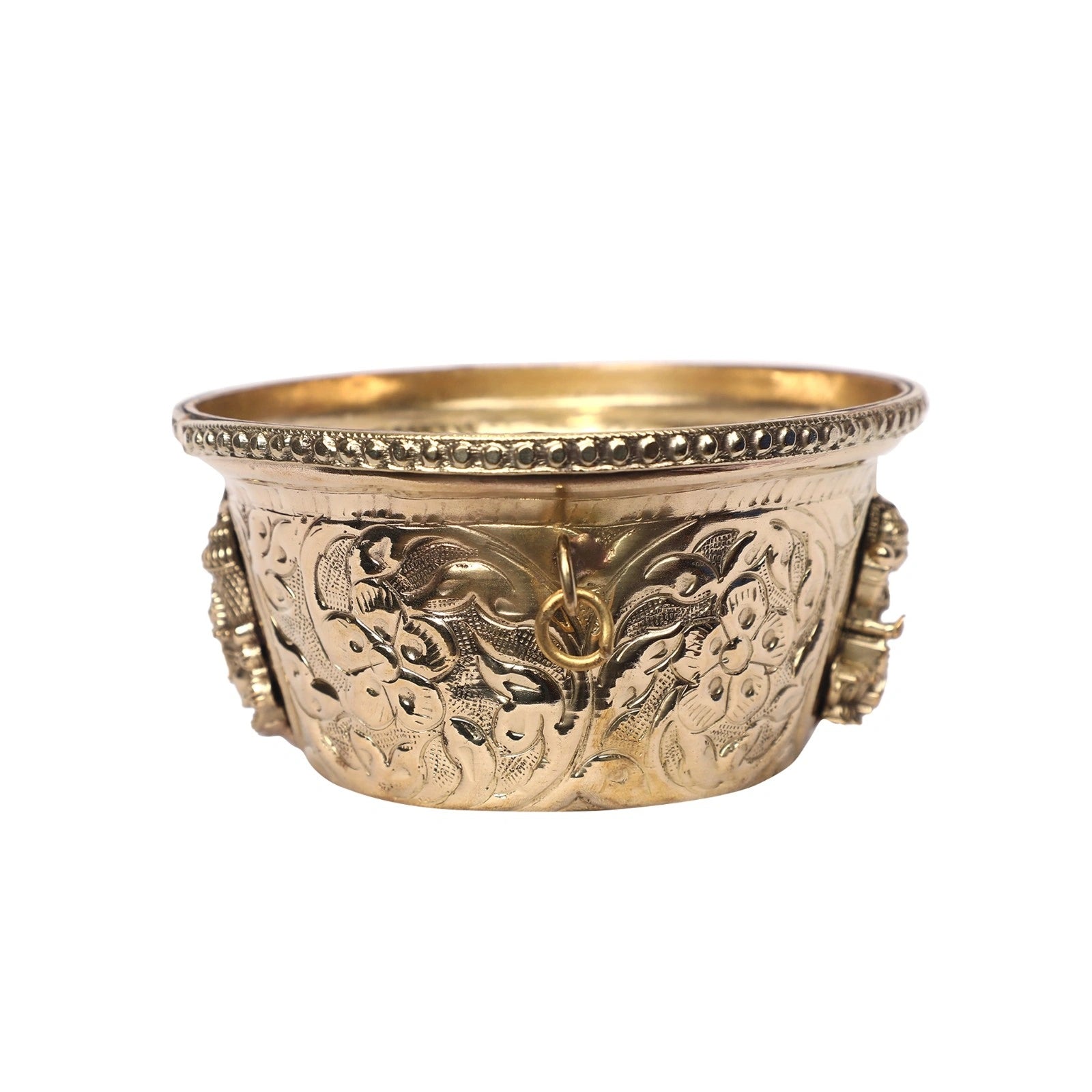 Brass Balaji With Lakshmi Bowl
