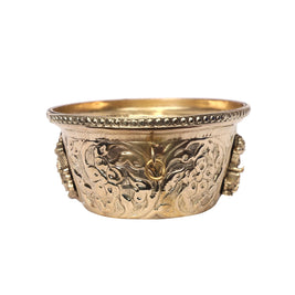 Brass Balaji With Lakshmi Bowl