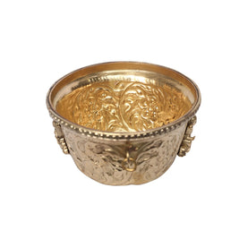 Brass Balaji With Lakshmi Bowl