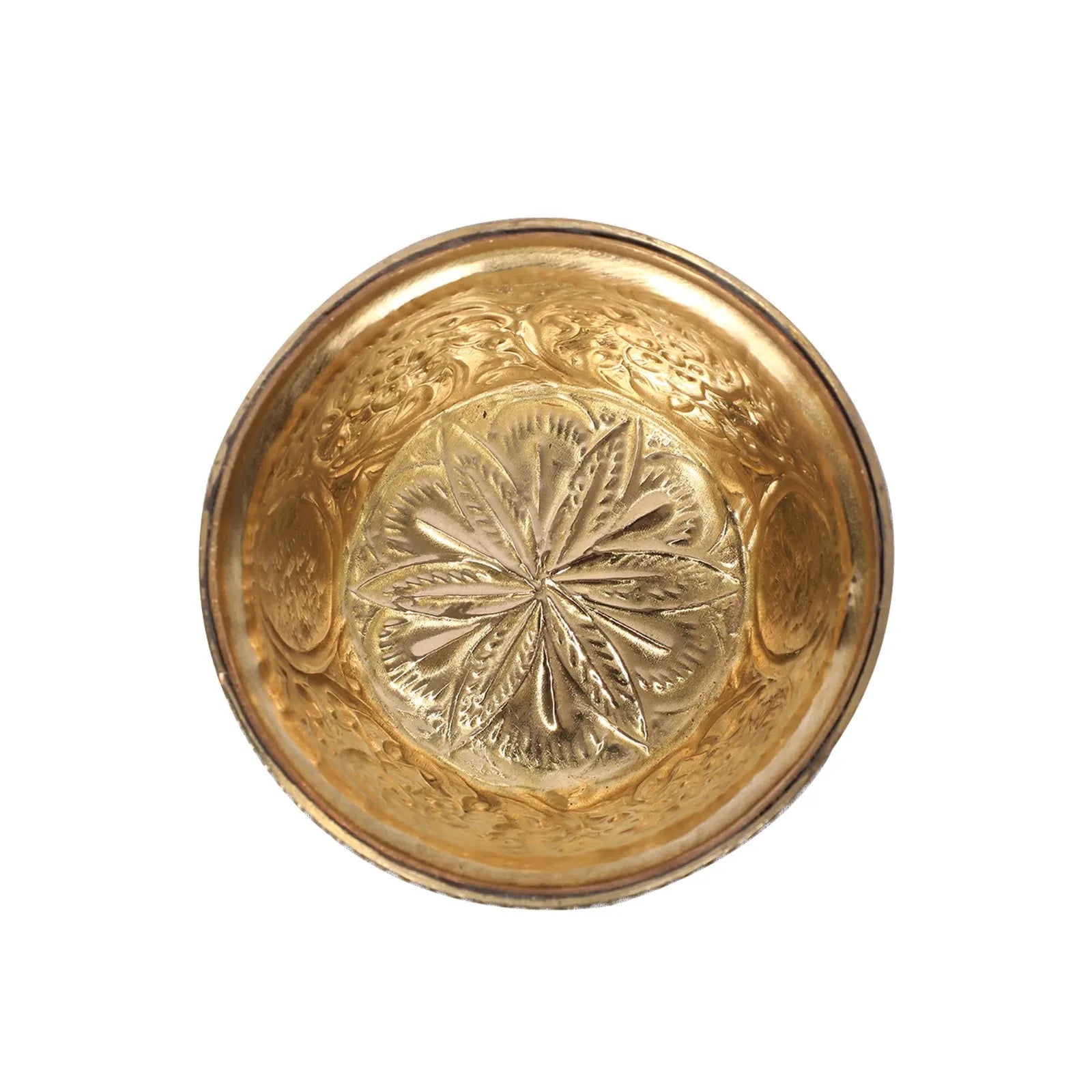 Brass Balaji With Lakshmi Bowl