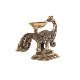 Brass Bird Diya