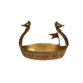 Handcrafted Brass Boat Showpiece