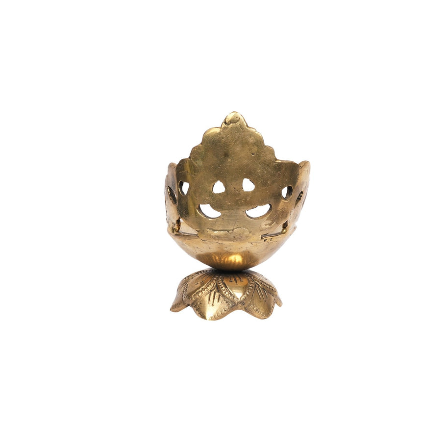 Brass Carved Diya