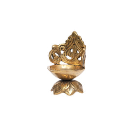 Brass Carved Diya