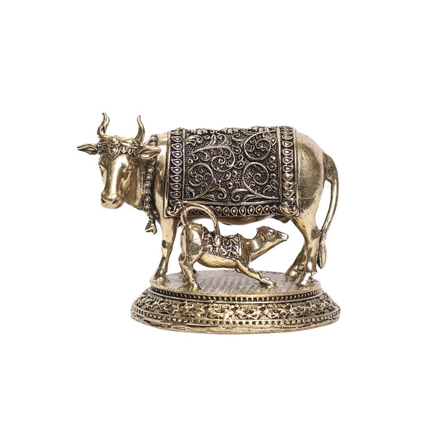 Brass Cow and Calf