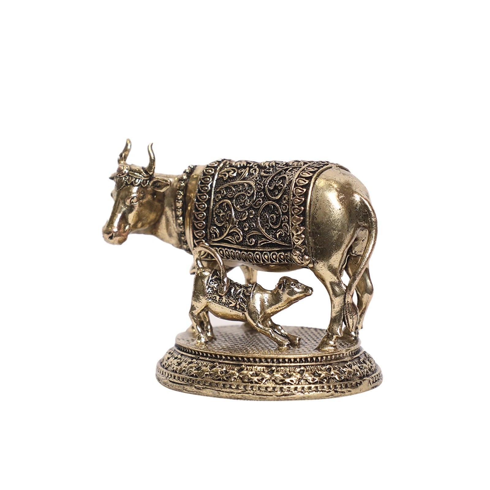 Brass Cow and Calf