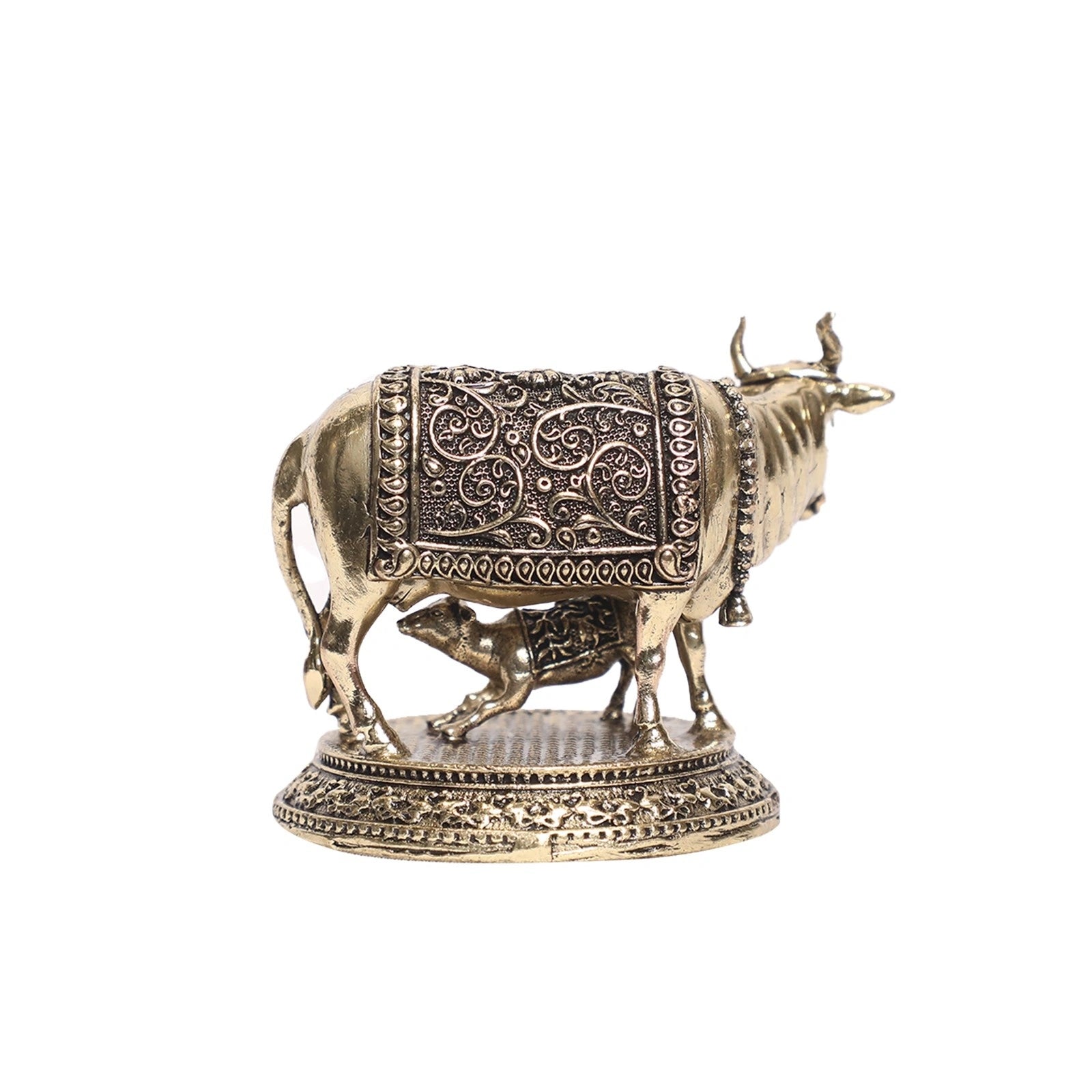 Brass Cow and Calf