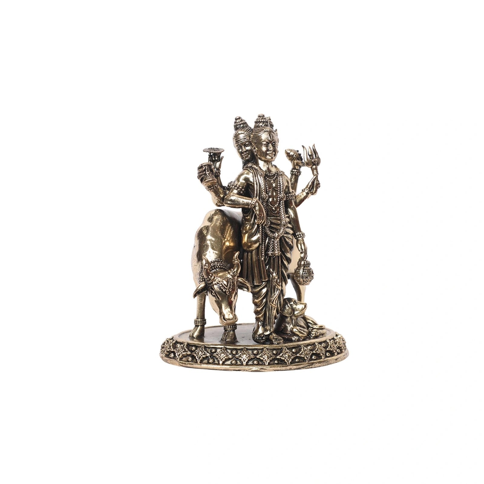 Brass Dattatreya Adi Guru Statue