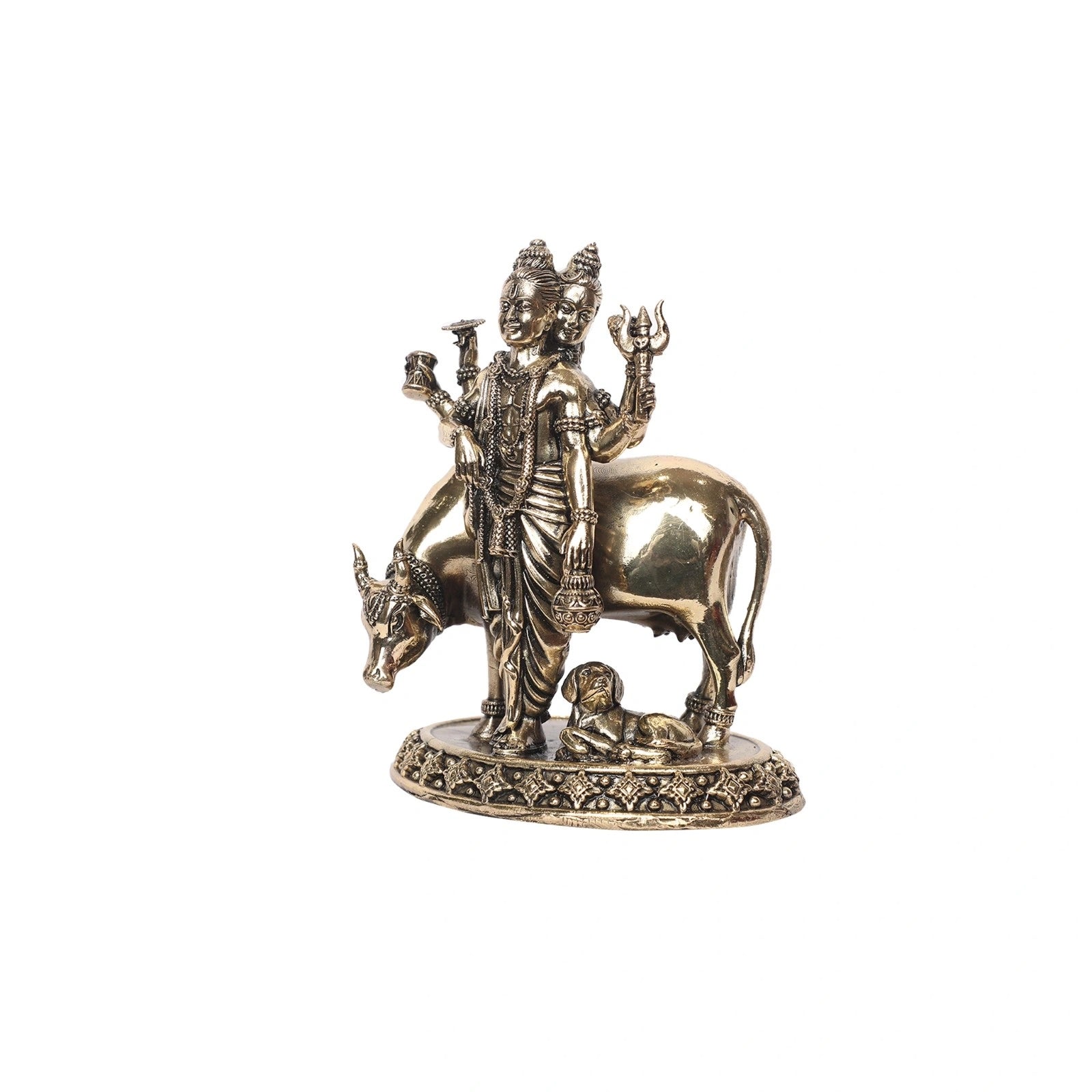 Brass Dattatreya Adi Guru Statue