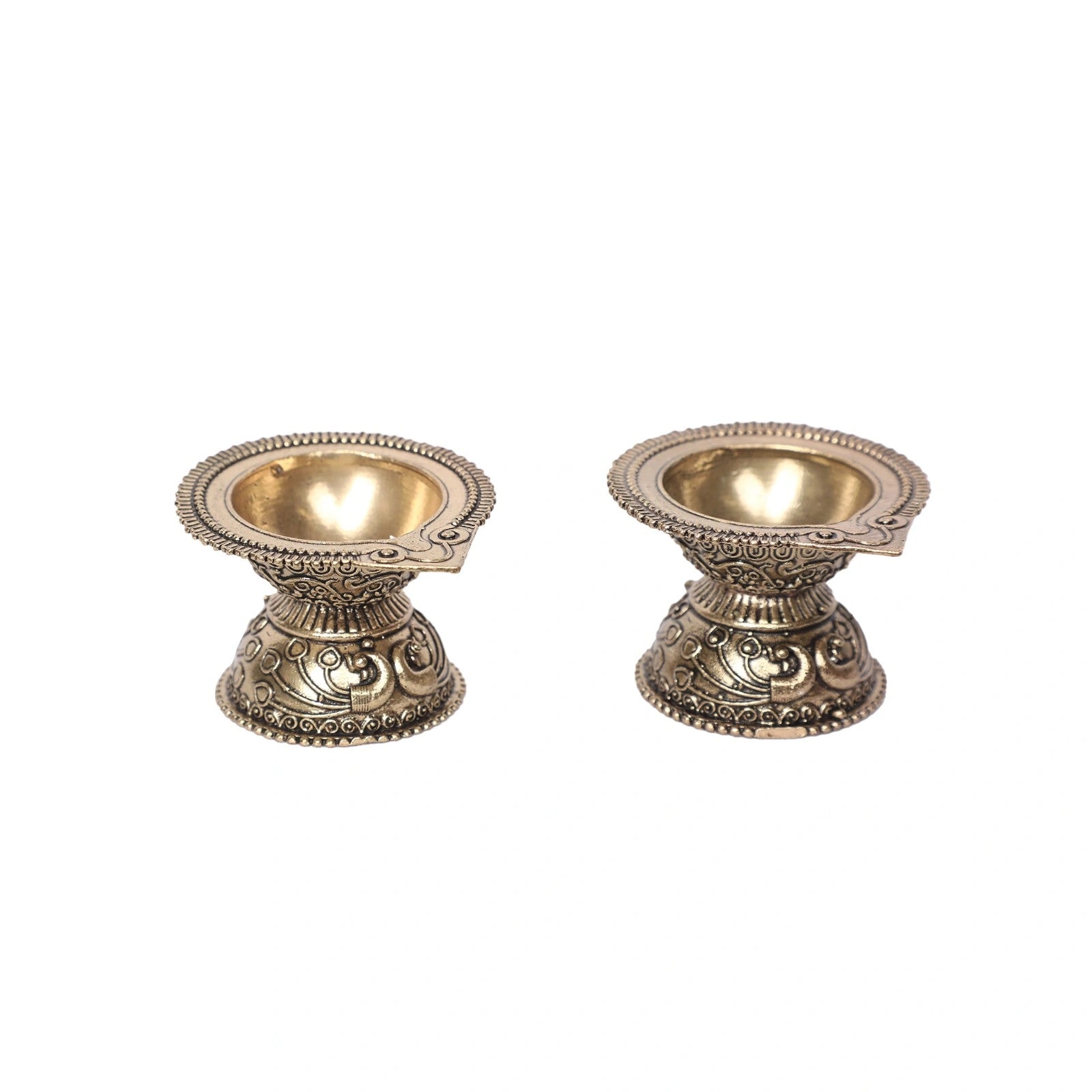 Brass Deepak Set Of 2