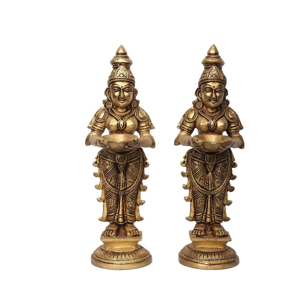 Brass Deepalakshmi Set Of 2