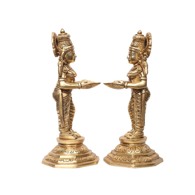 Brass Deeplady Set Of 2
