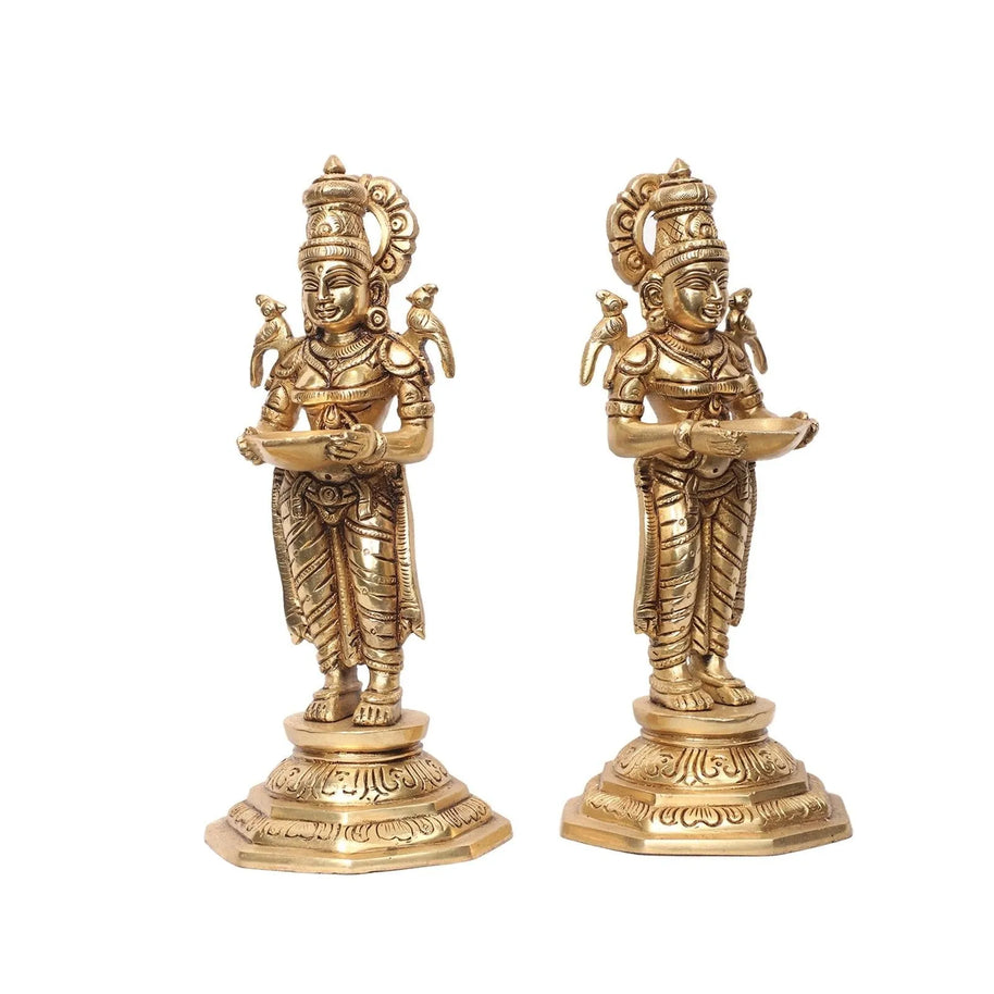 Brass Deeplady Set Of 2
