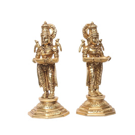 Brass Deeplady Set Of 2