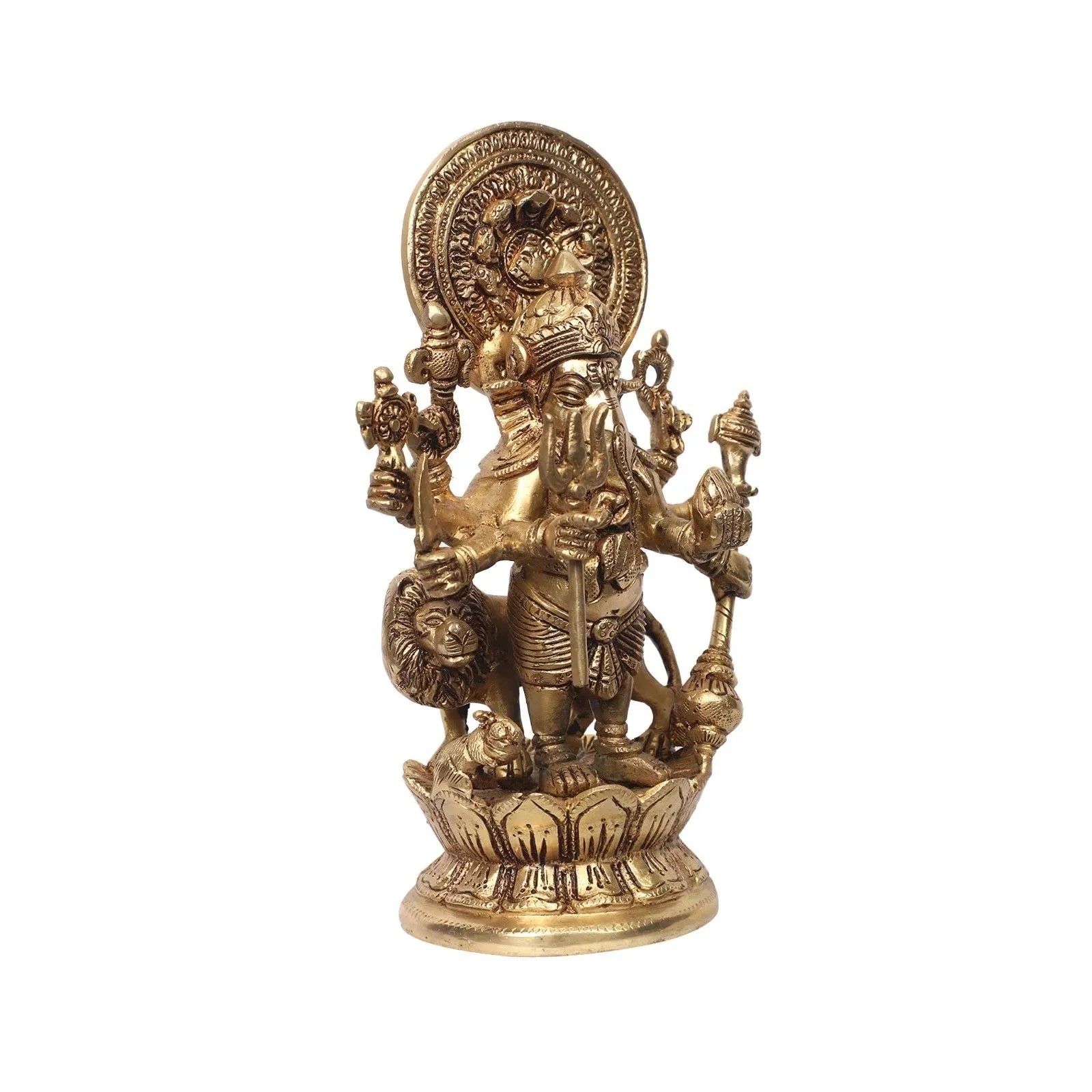 Brass Drishti Ganesha Idol