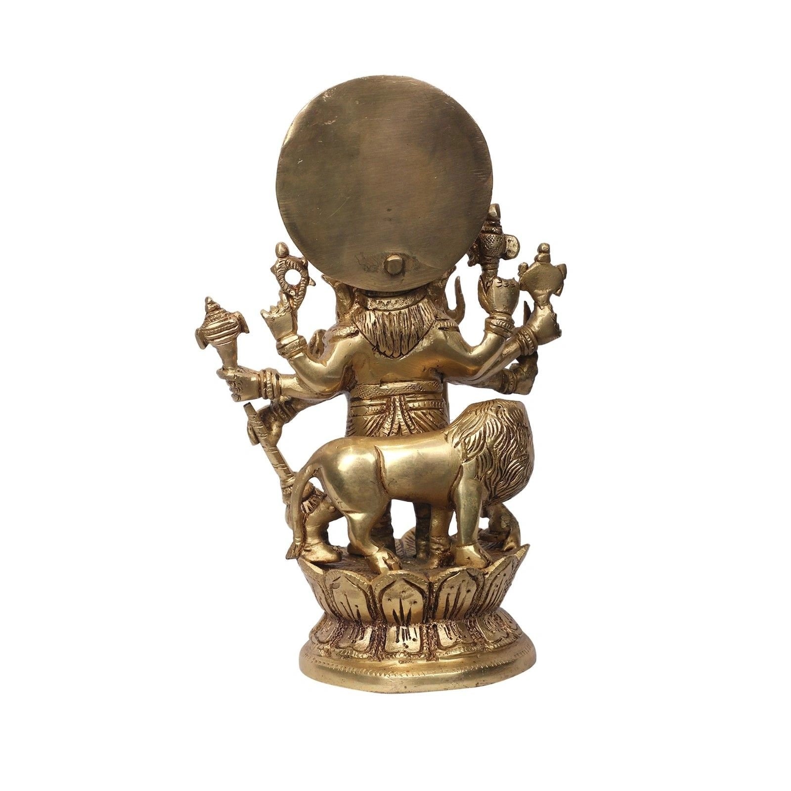 Brass Drishti Ganesha Idol