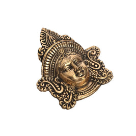 Brass Durga Face Wall Hanging