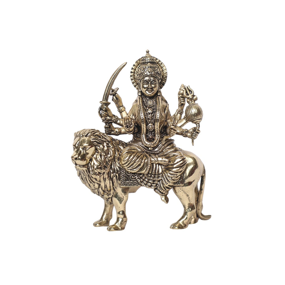 Brass Durga Idol