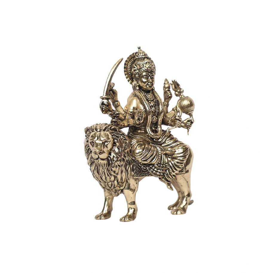 Brass Durga Idol