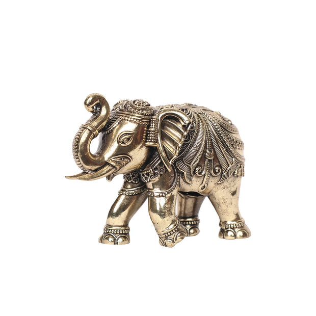 Brass Elephant Decor