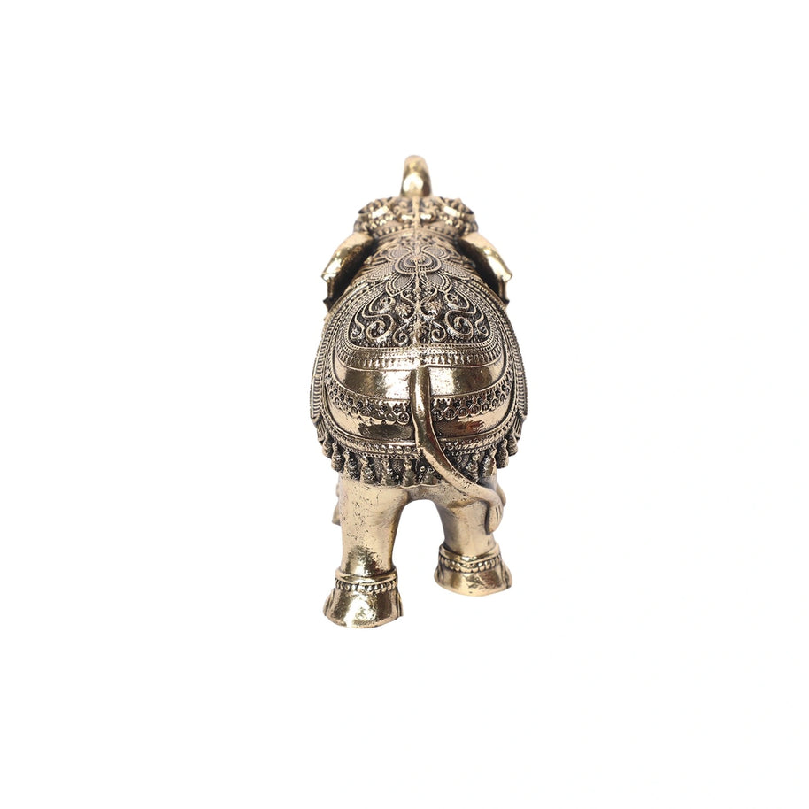 Brass Elephant Decor