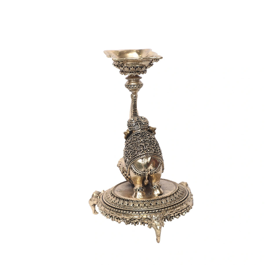 Brass Elephant Deepak