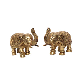 Brass Elephant Statue