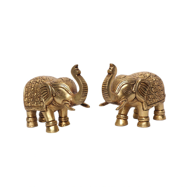 Brass Elephant Statue