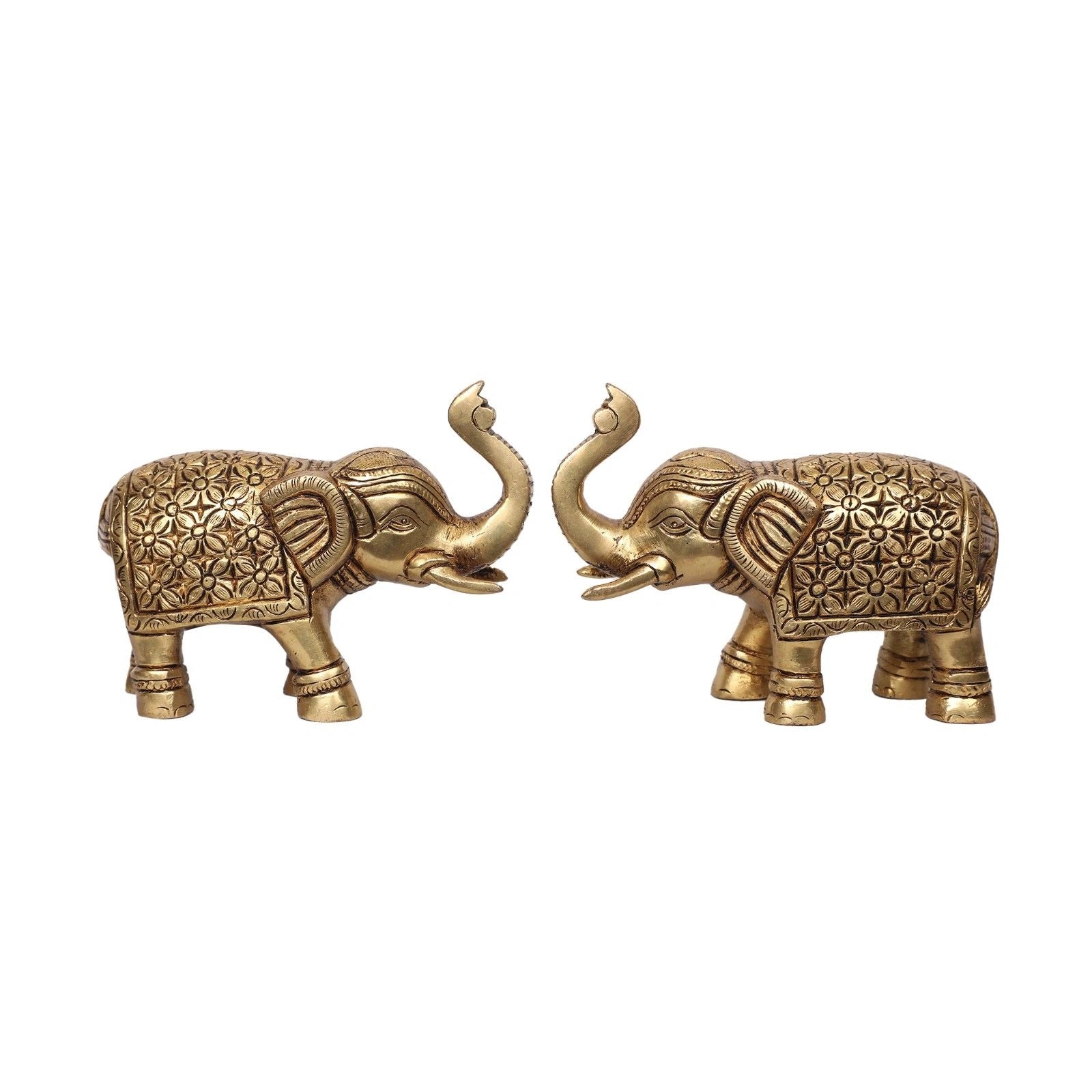 Brass Elephant Statue