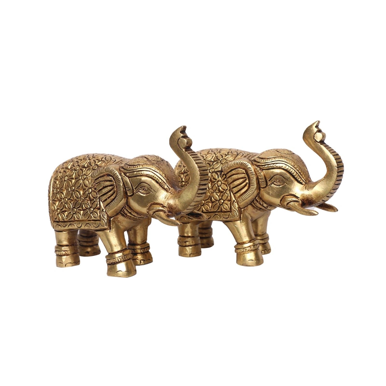 Brass Elephant Statue
