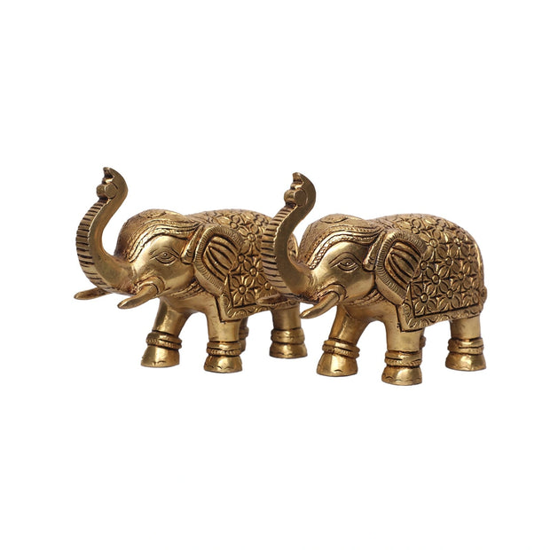 Brass Elephant Statue