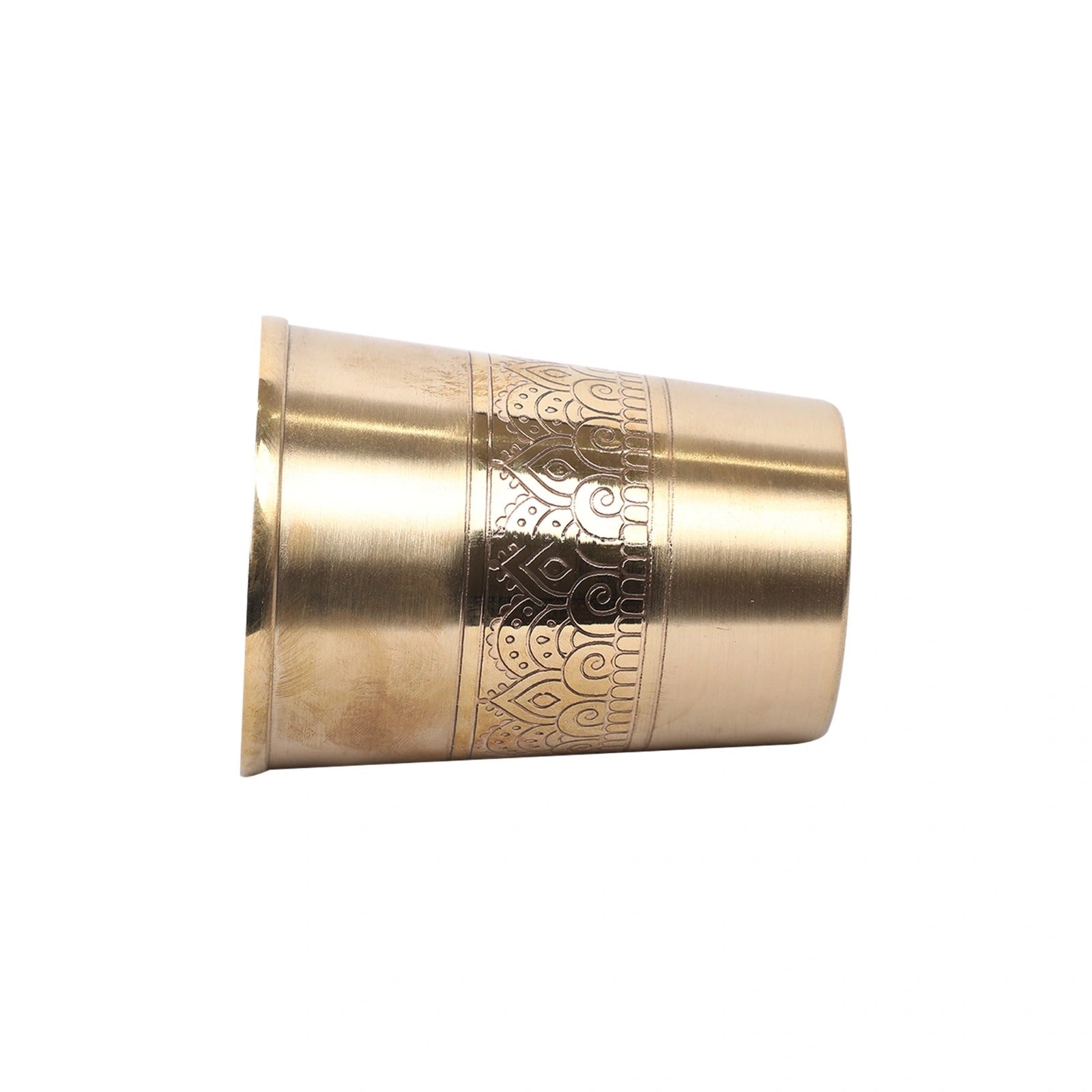 Brass Embossed Glass