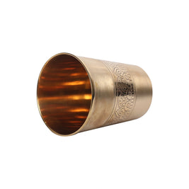 Brass Embossed Glass