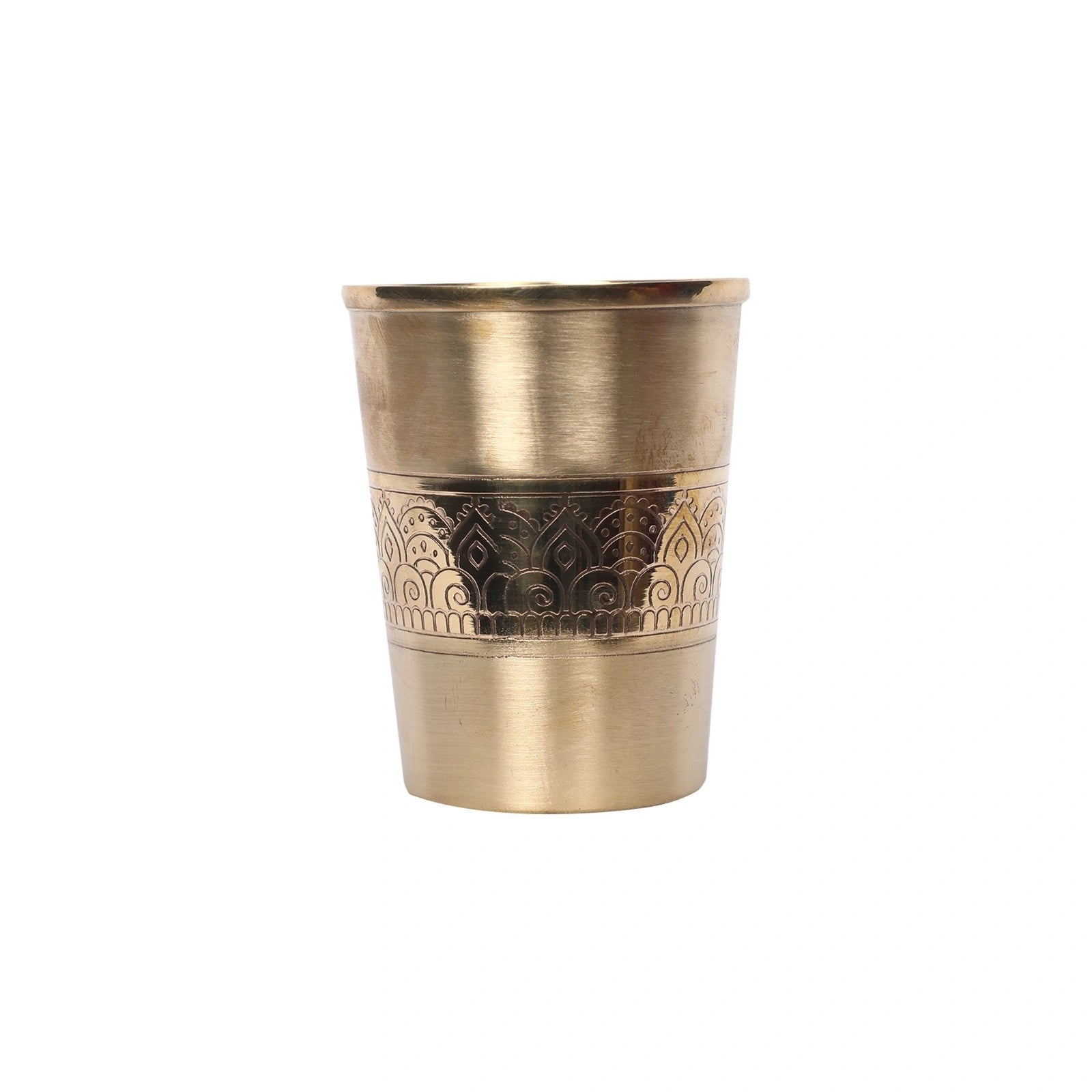 Brass Embossed Glass