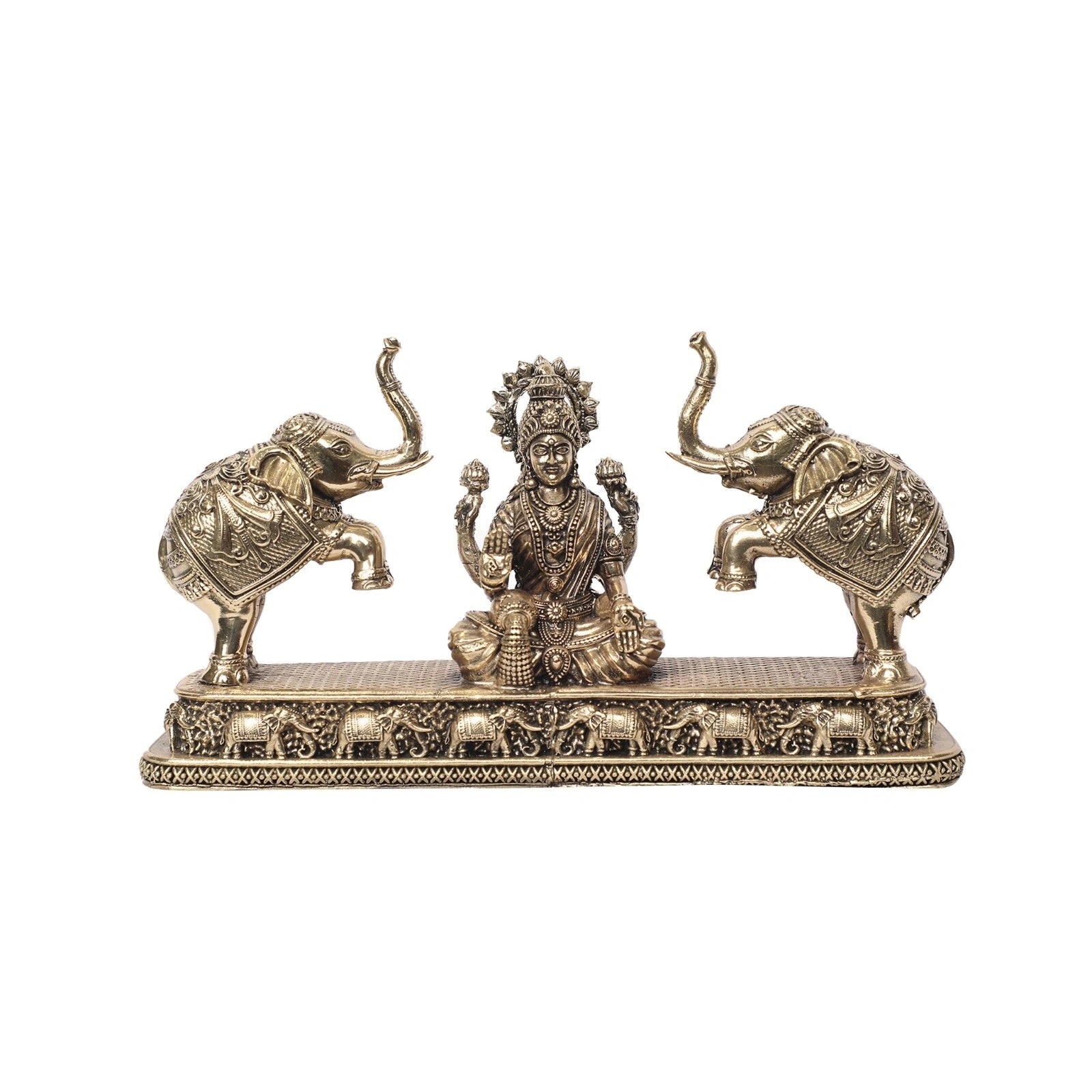 Brass Gajalakshmi Idol