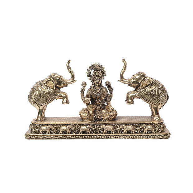 Brass Gajalakshmi Idol