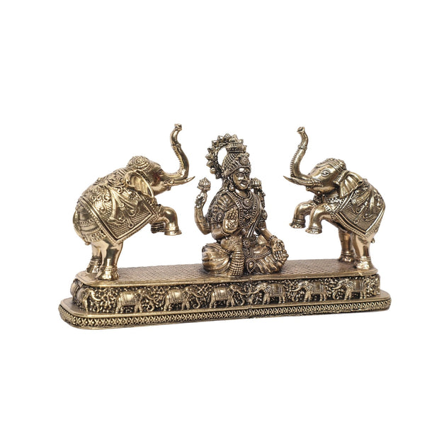 Brass Gajalakshmi Idol