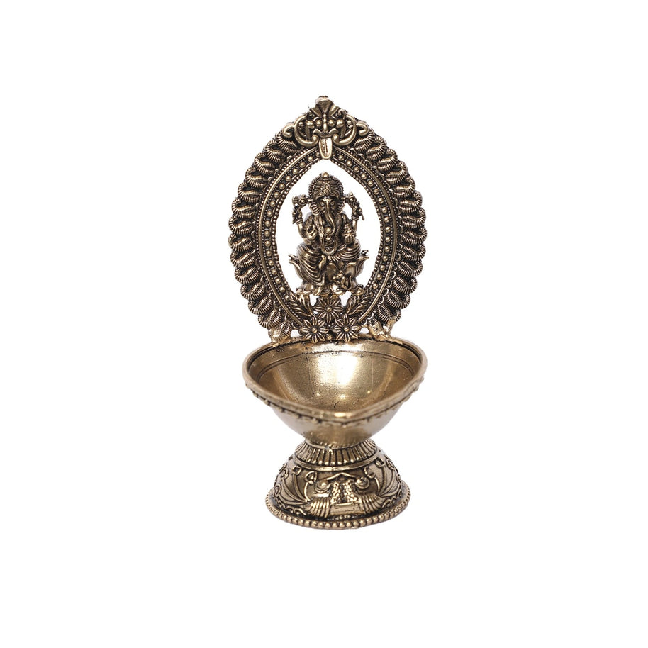 Brass Ganesha Deepak