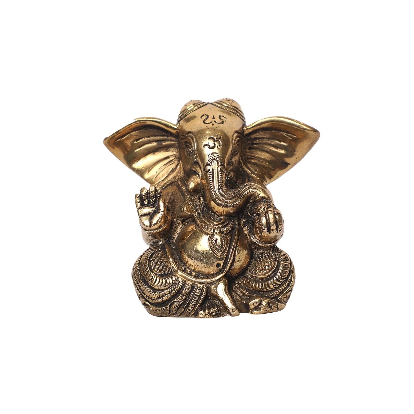 Brass Ganesha Idol