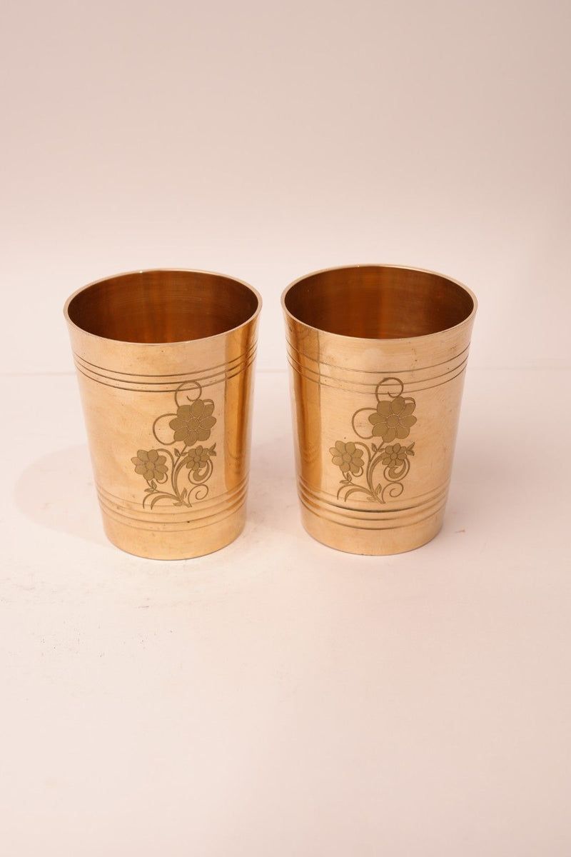 Brass Tumblers Set