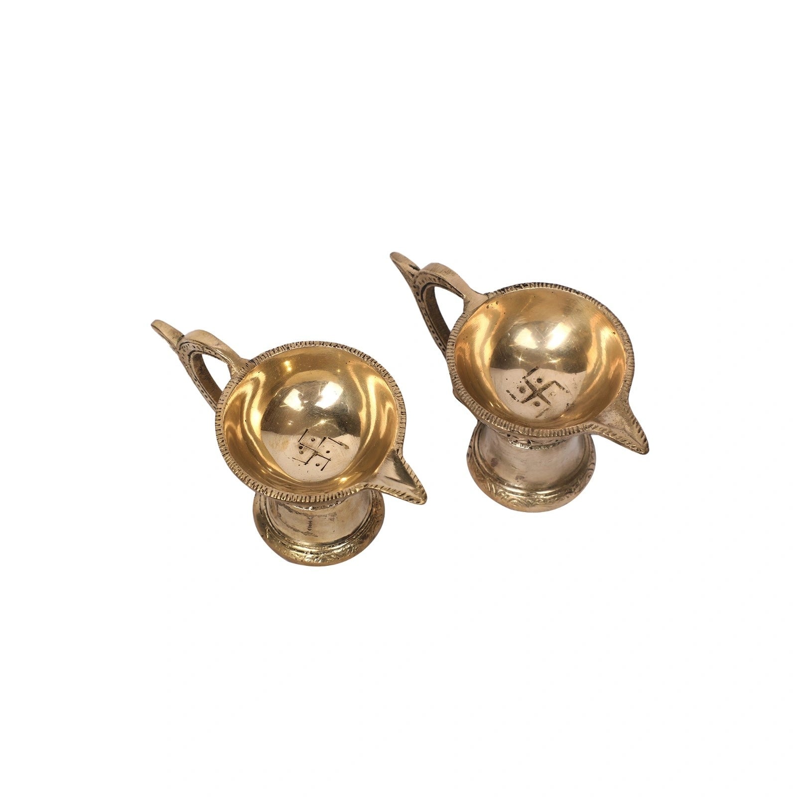 Brass Handle Deepa Set Of 2