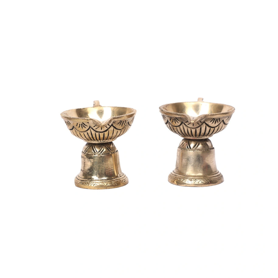 Brass Handle Deepa Set Of 2