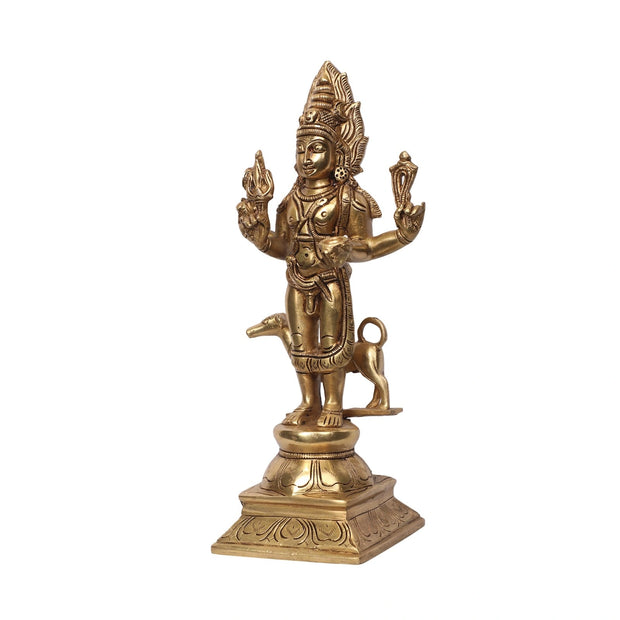 Brass Kalabhairava Idol