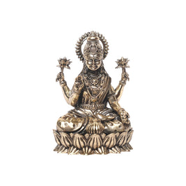 Brass Kamala Lakshmi Idol